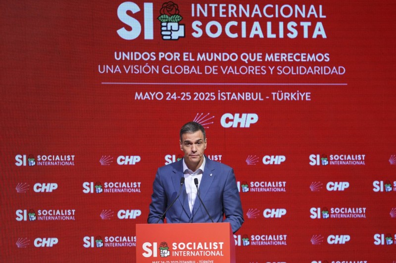 The Socialist International requests the release of the mayor of Istanbul from prison. Pedro Sanchez met with Erdogan