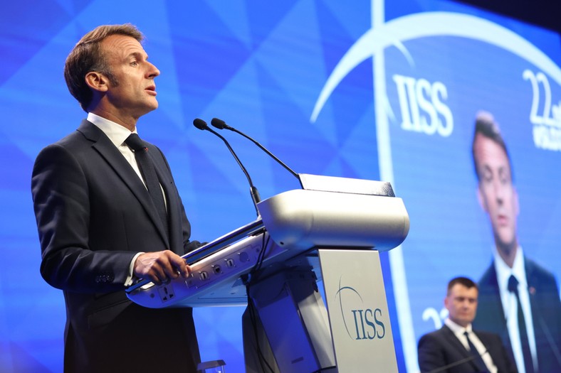 Emmanuel Macron in Singapore