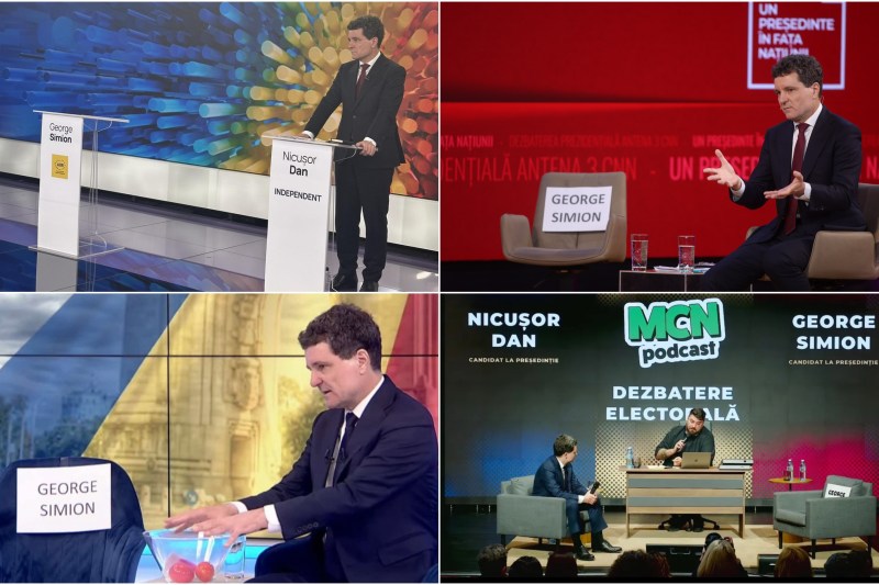 The emoticon who filled the comment section from George Simion's posts, after missing from TV debates with Nicușor Dan