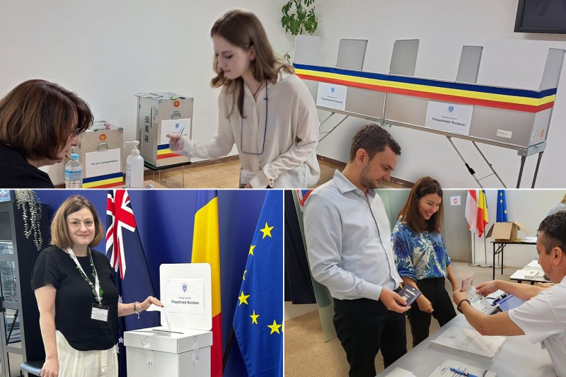 Romanians vote in the diaspora. Photo source: MAE