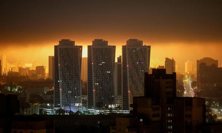A massive Russian attack on Kyiv. At least 4 fatalities