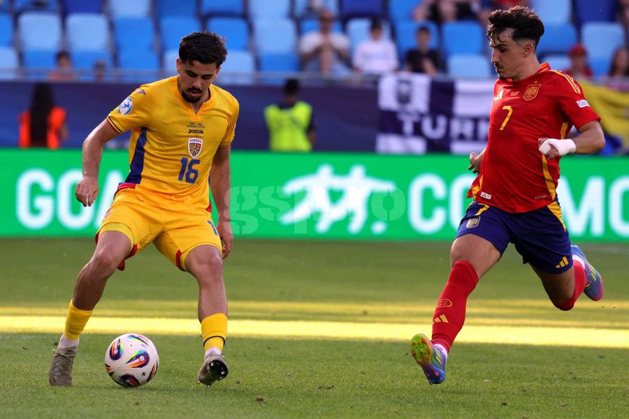 Tony Strata, in Spain U21 - Romania U21. Photo: GSP Transfer after Euro U21! The Romanian holder has the offer on the table from the multiple champions in Europe