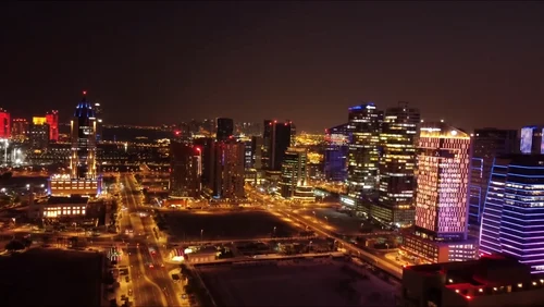Aerial View of Lusail SkyScrapers (1) PNG