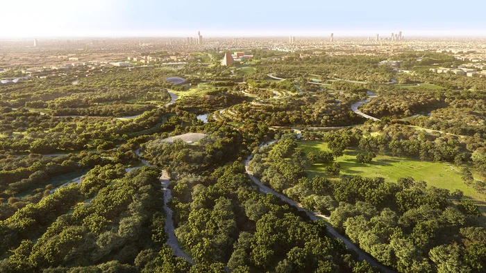 The sketch of the future park. Source: Wikipedia