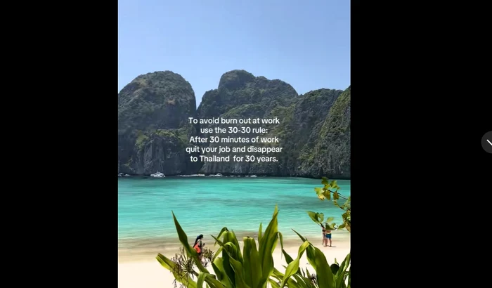 Life's adventure, viral phenomenon on tik tok photo: video capture