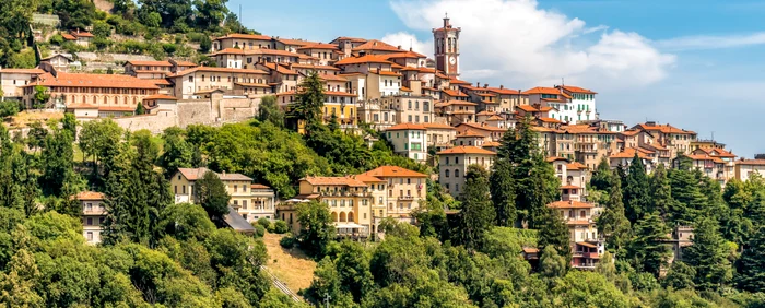 Panoramic view of an Italy town