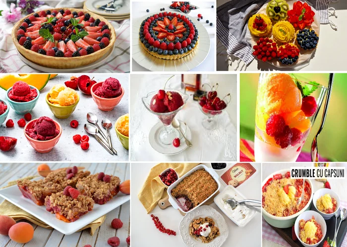 Delicious summer desserts with seasonal season dms