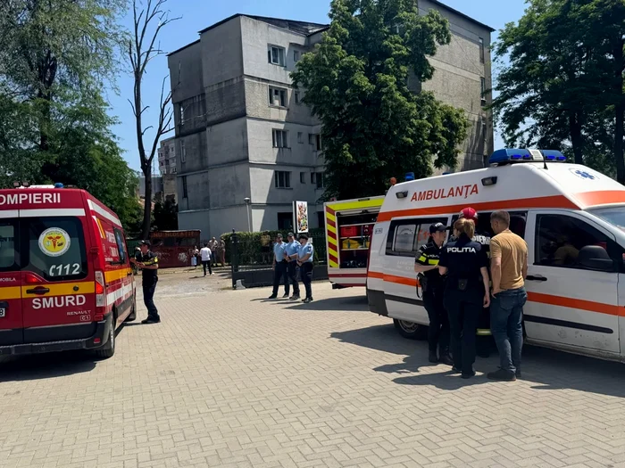 There were 18 people in the playground at the time of the incident. Photo: botosaninews.ro