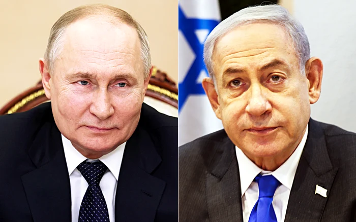 Vladimir Putin and Benjamin Netanyahu Photo: EPA EFE