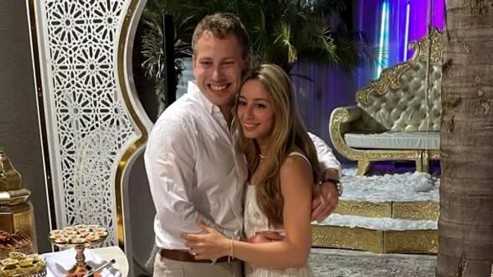 Avner Netanyahu and his engagement photo: x