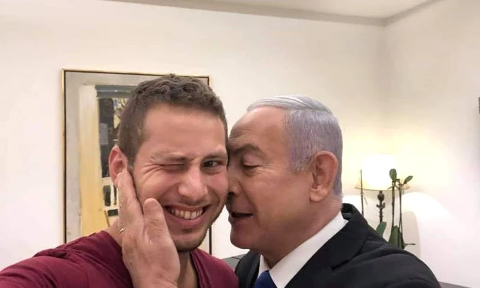 Avner Netanyahu, the little son of Prime Minister Benjamin Netanyahu Photo: X