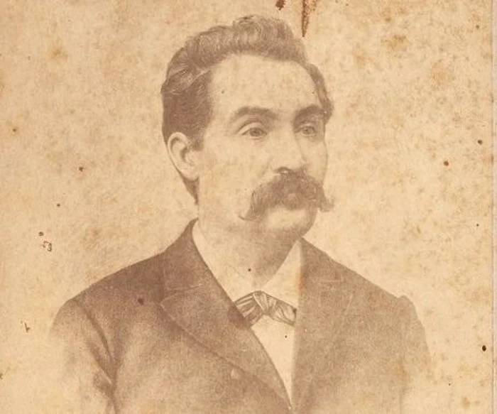 The last photo of Eminescu taken by Jean Bieig in Botosani in 1887