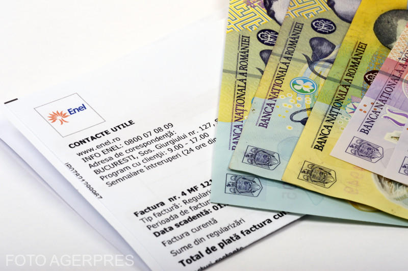 Energy bill, photo: Agerpres