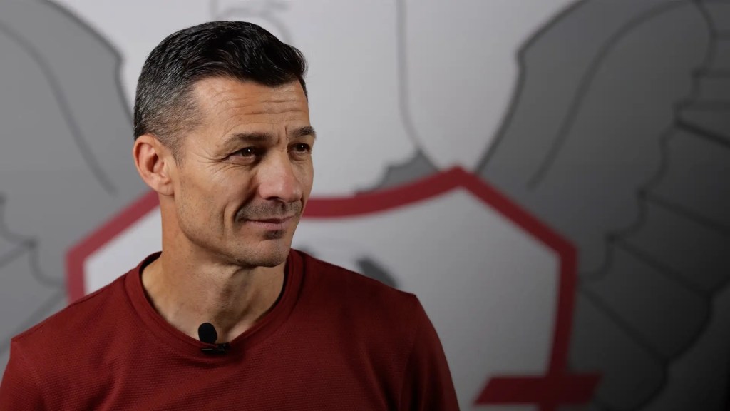 Constantin Gâlcă, the new coach of the Rapid. Photo: fcrapid.ro