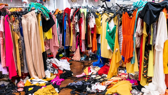 agglomeration of clothes