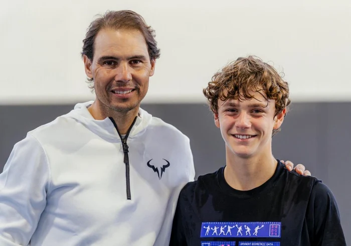 Matei Chelemen, along with the legendary Rafa, in a picture of a few days ago