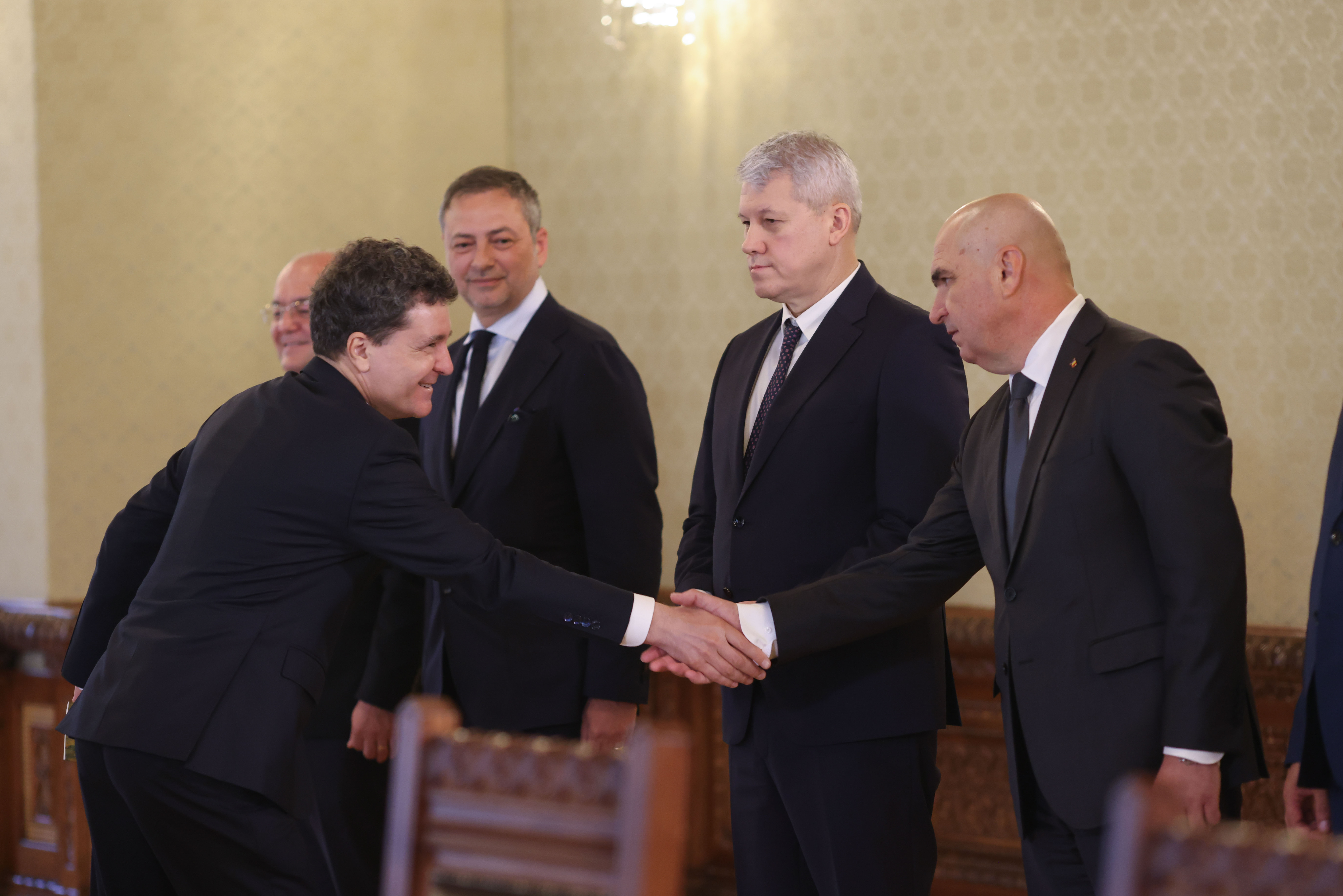 Nicușor Dan and Ilie Bolojan, at Cotroceni/Photo: Inquam Photos/Octav Ganea