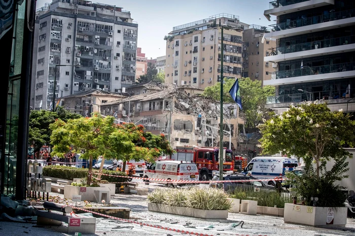 Buildings destroyed by Iran in Ramat Gan, Israel Photo Profimedia