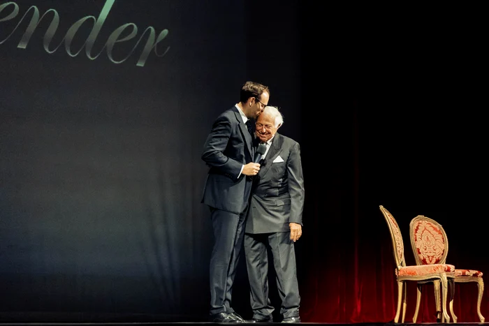 Liviu and Ioan Holender. Photo Andrei Grigore/Bucharest National Opera