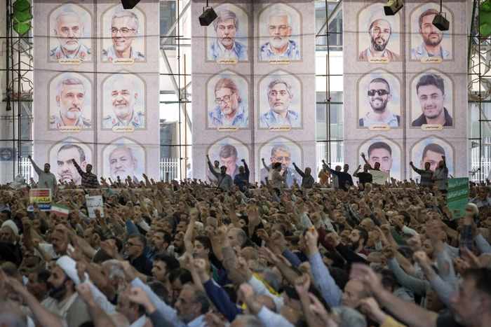 Anti-Israel protest at Tehran against the background of Iranian Potters assassinated Photo Profimedia