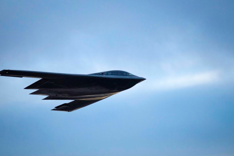 The US B-2 aircraft who bombarded Iran left in two different parts of the world. 