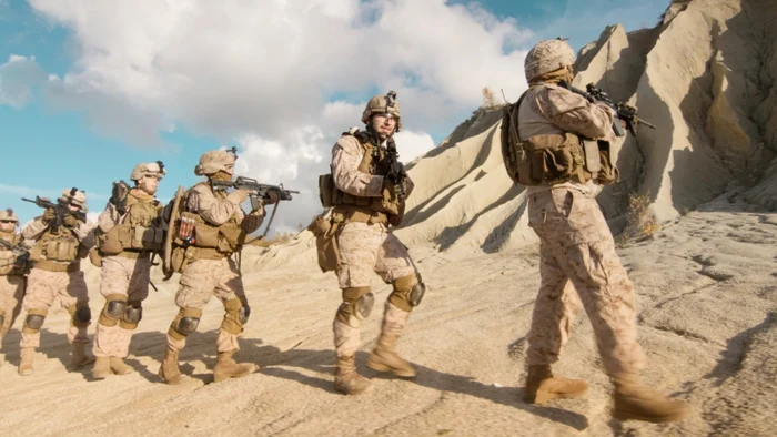 Soladti Americans/photo: AFP
