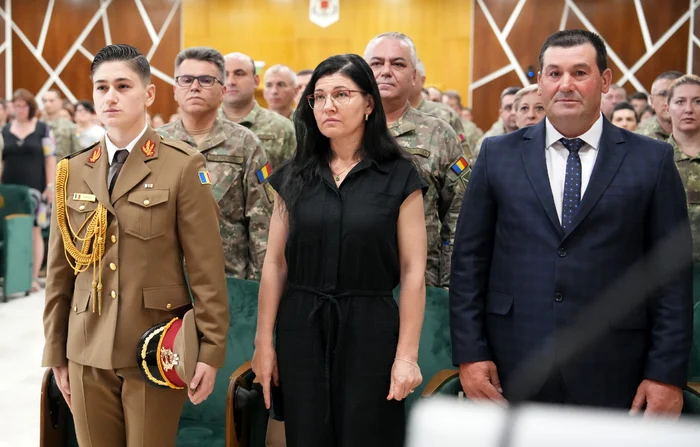 Miruna Gabriela Duracu became a sub -lieutenant of the Romanian Army Photo: MAPN