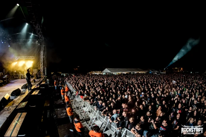 Imagine de la unul dintre concertele Rockstadt Extreme Fest Râșnov Arhiva Adevărul