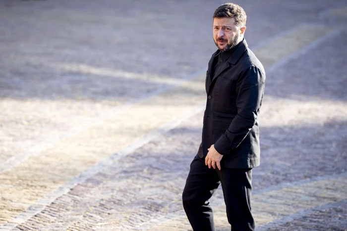 Volodimir Zelenski arrives at NATO PHOTO EPA-EFE summit
