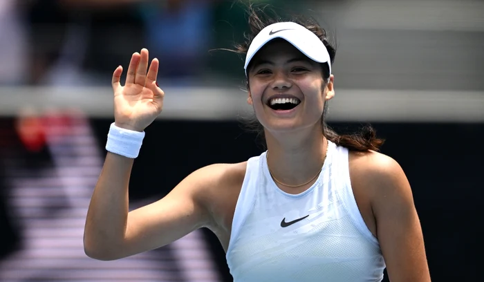 Emma Răducanu smiles again