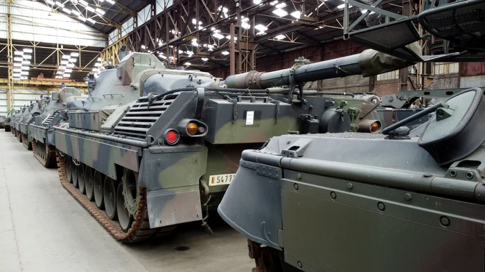 Belgian army tanks were reconditioned to be delivered to Ukraine Profimedia photo