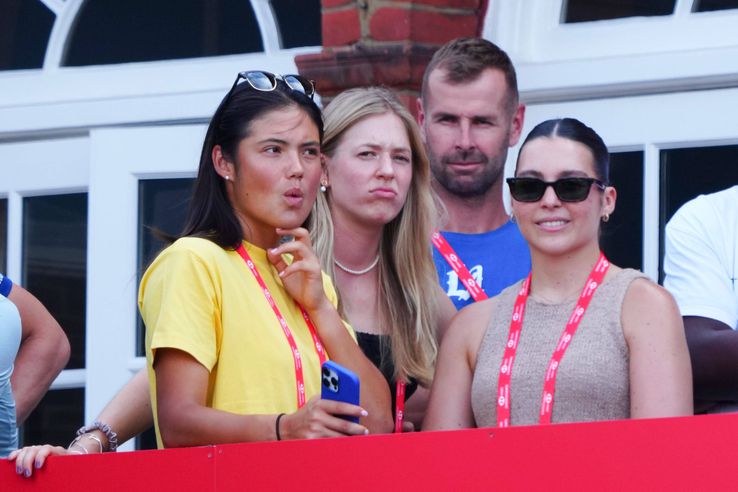 Emma Răducanu, following Carlos Alcaraz at ATP Queen's / Photo: Imago Images