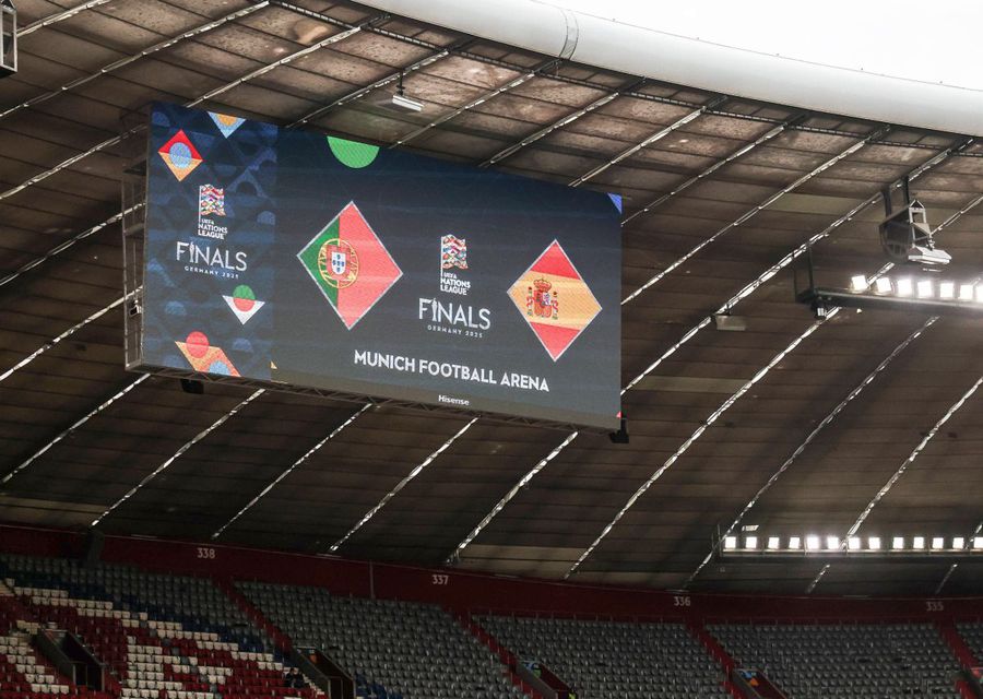 Marea finală a Ligii Națiunilor se anunță una cu adevărat grandioasă / FOTO: Gazeta Sporturilor Portugalia - Spania, finala Ligii Națiunilor și duel între generații Lamine Yamal - Cristiano Ronaldo » Reporterii GSP transmit toate detaliile din stadion: ce finală pe Allianz Arena!