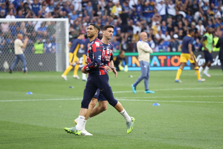 Images from the heating of the PSG - Inter / Photo final: Ionuț Iordache (gsp.ro)