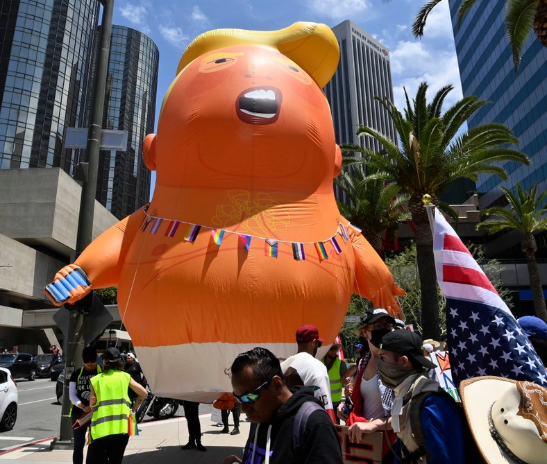 Protests in Los Angeles, June 14, 2025.
