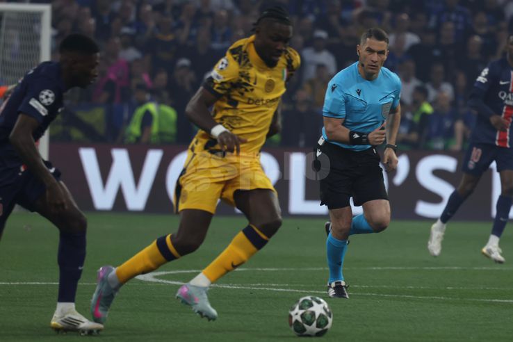 Istvan Kovacs at PSG - Inter / Photo: Ionuț Iordache (GSP: RO)