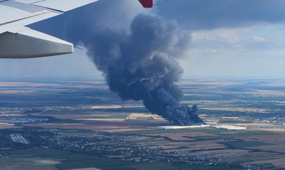 The giant LPP magazine burned down in Romania. "Material damage will be determined later"