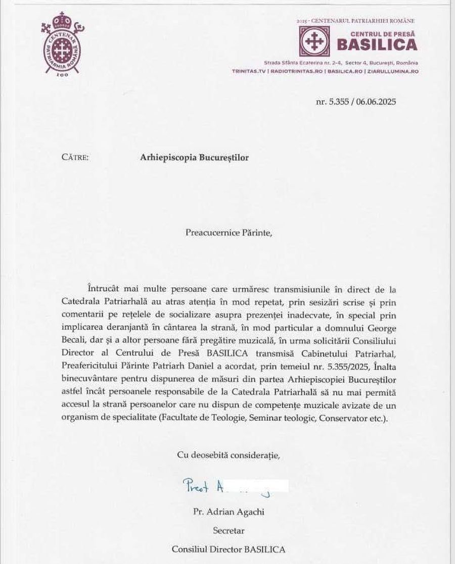 Gigi Becali can no longer play at the Patriarchal Cathedral in Bucharest »Patriarch Daniel's intervention and FCSB's reaction