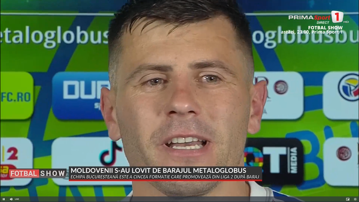 Mihai Bordeianu broke out in tears after Poli Iași relegated. Photo: Capture first sport