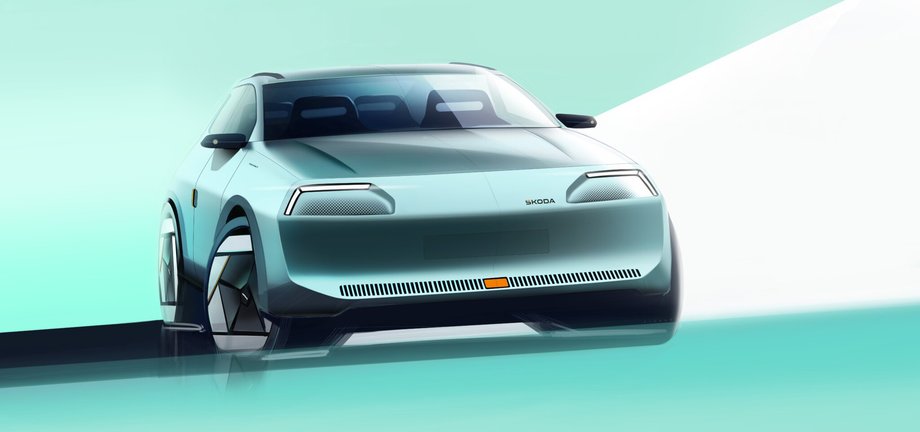 Nowa Skoda Favorit in the eyes of young designers