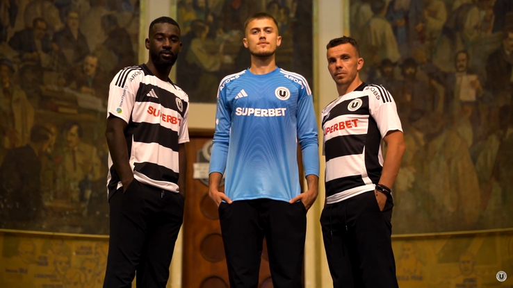 U Cluj presented its new equipment for season 2025-2026 / photo: screenshot