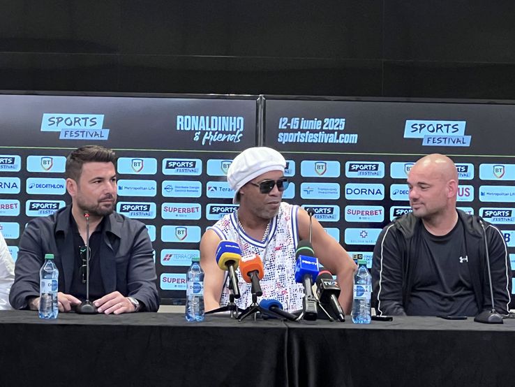 Ronaldinho, in Cluj, for Sports Festival