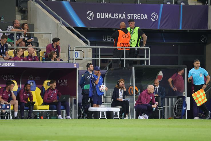 Czech U21 - England U21, huge names on the British technical bench // Photo: Ionuț Iordache (GSP)