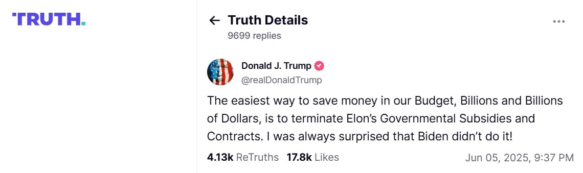 Trump said that the United States will save 