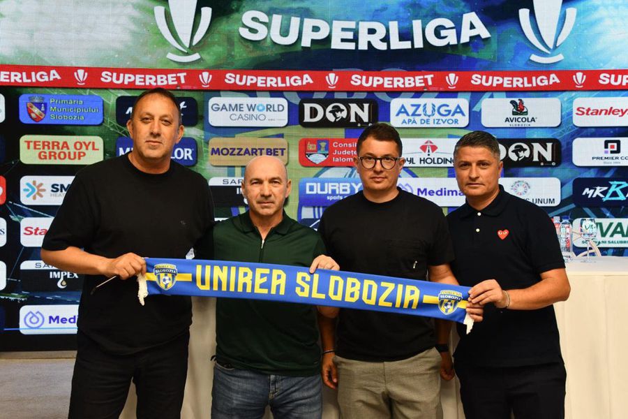 Jean Vlădoiu, officially presented at Unirea Slobozia/ Photo: Facebook @unirea Slobozia Huge surprise: Jean Vlădoiu signed in Superliga and will sit on the bench in the new season