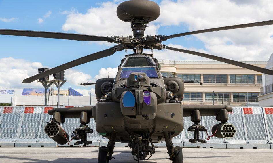Apache landed. At the beginning helicopters will be used for training