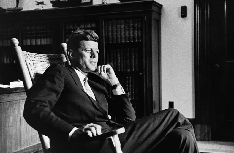 John F. Kennedy in the Oval Office, 1960