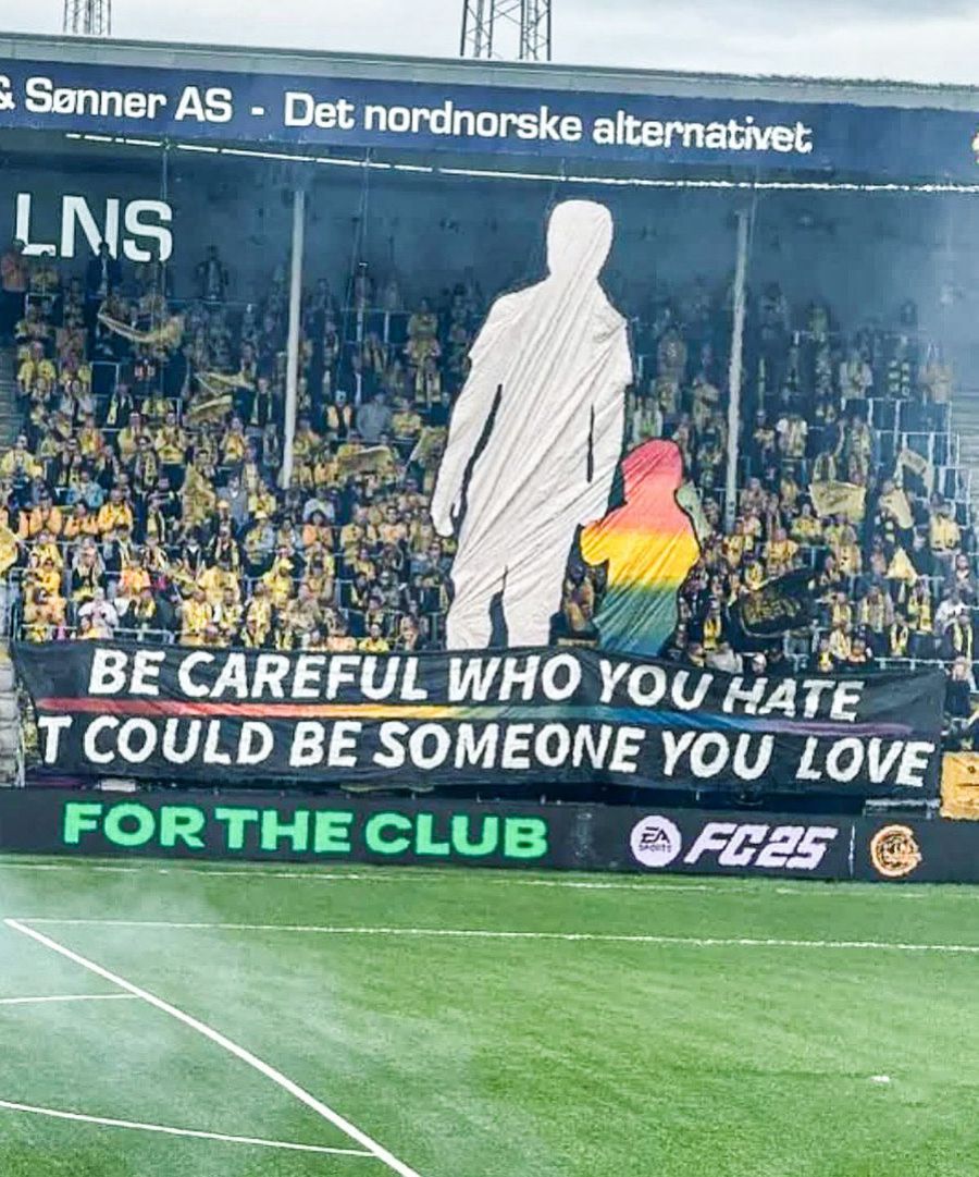 The scenography displayed by Bodo/Glimt's fans Sport, social phenomenon: Examples Faroe Islands, Bodo/Glimt and Giannis Atetokounpo