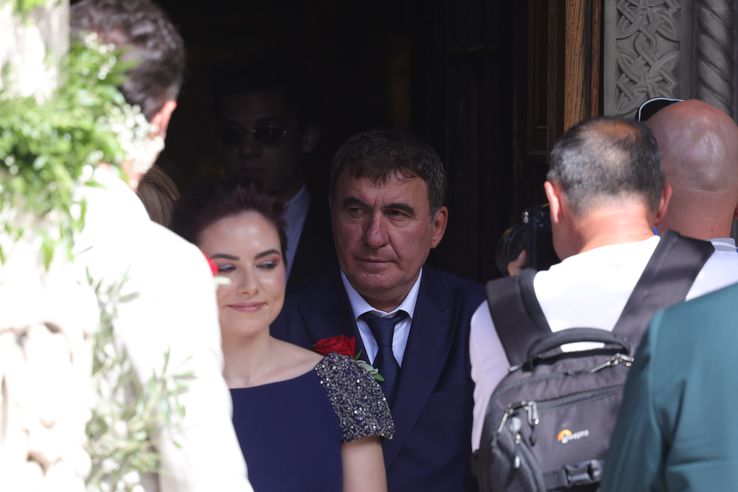 Gică Hagi, after the religious marriage of Kira Hagi with Thomas Ferfelis Photo: Ionuț Iordache (GSP)