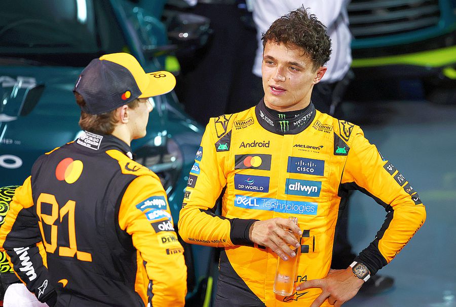 Lando Norris, next to Oscar Piastri // Photo: Guliver/Gettyimages Max Verstappen, about to cause a radical decision in McLaren »Piati - Norris, thrown out:
